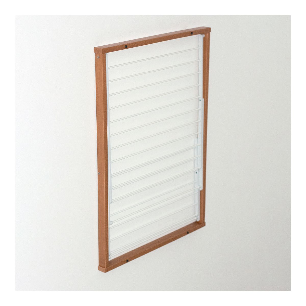 Arredamenti Italia Wandmontierter Kleiderständer, Holz, Kirsche, APERTO:P63 x L69 x H80 cm, CHI.: P3 x L69 x H95 cm