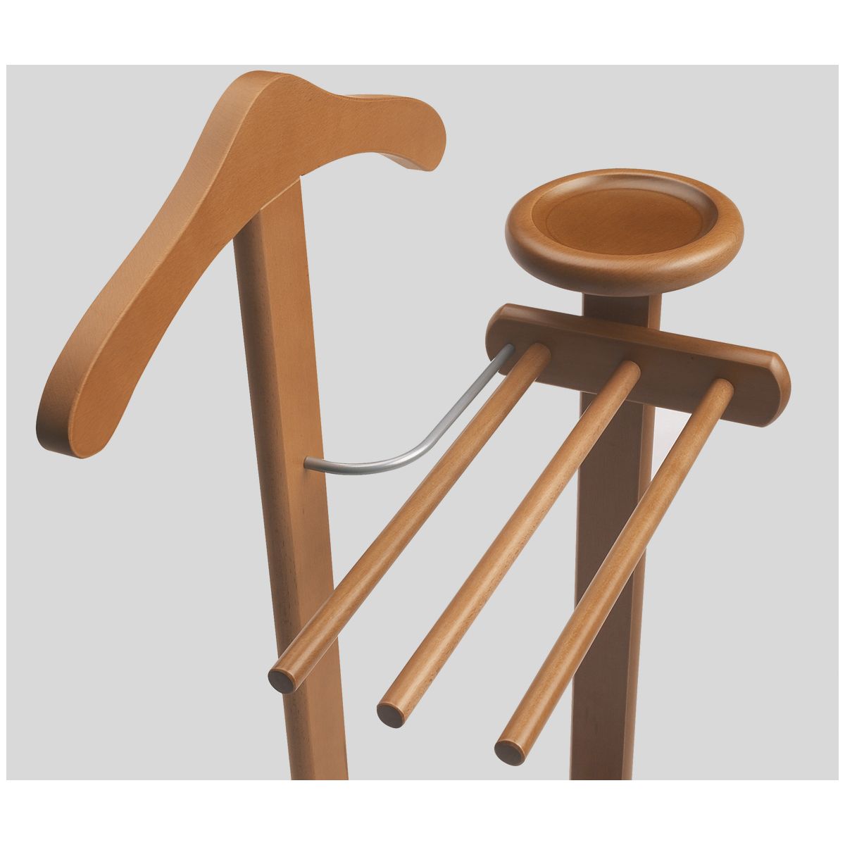 Arredamenti Italia Herrendiener für Schlafzimmer ANTIMO, Holz - Farbe: Kirsche Holz AR-It il Cuore del Legno“