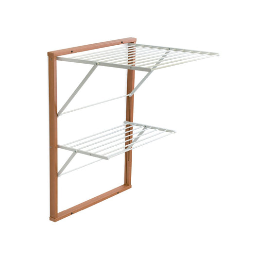 Arredamenti Italia Wandmontierter Kleiderständer, Holz, Kirsche, APERTO:P63 x L69 x H80 cm, CHI.: P3 x L69 x H95 cm