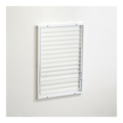 Arredamenti Italia Wandmontierter Kleiderständer, Holz, weiß, APERTO:P63 x L69 x H80 cm, CHI.: P3 x L69 x H95 cm